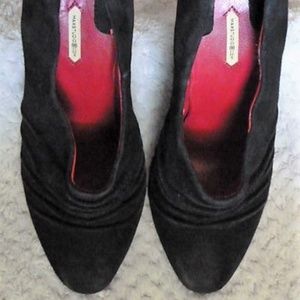 Max Studio Black Suede Booties - Size 6M